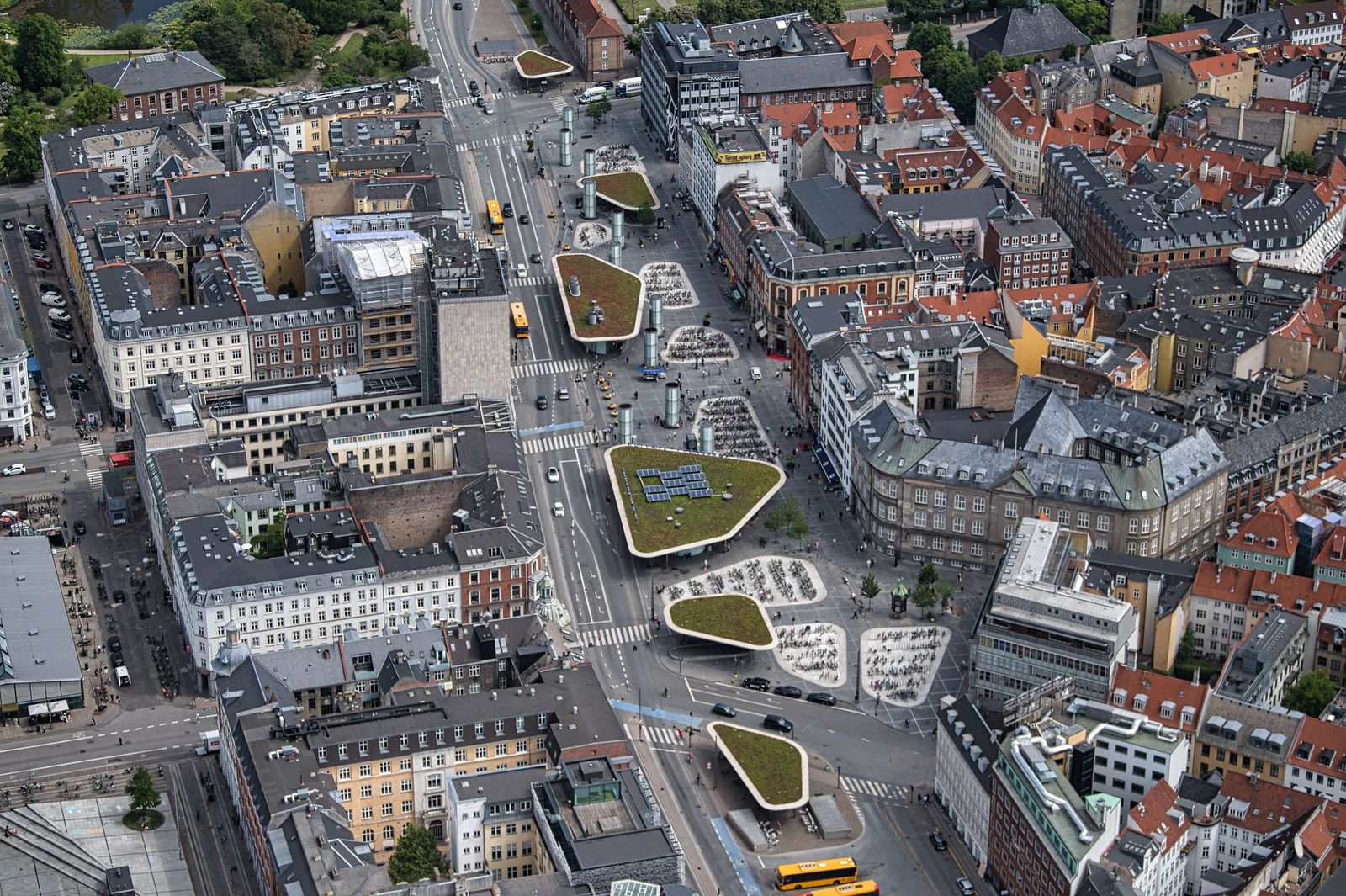 Israels Plads set fra luften